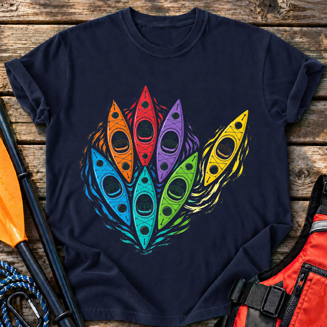 Colorful Kayak T-Shirt