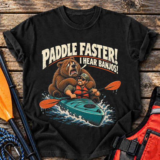 Bear Paddle Faster T-Shirt