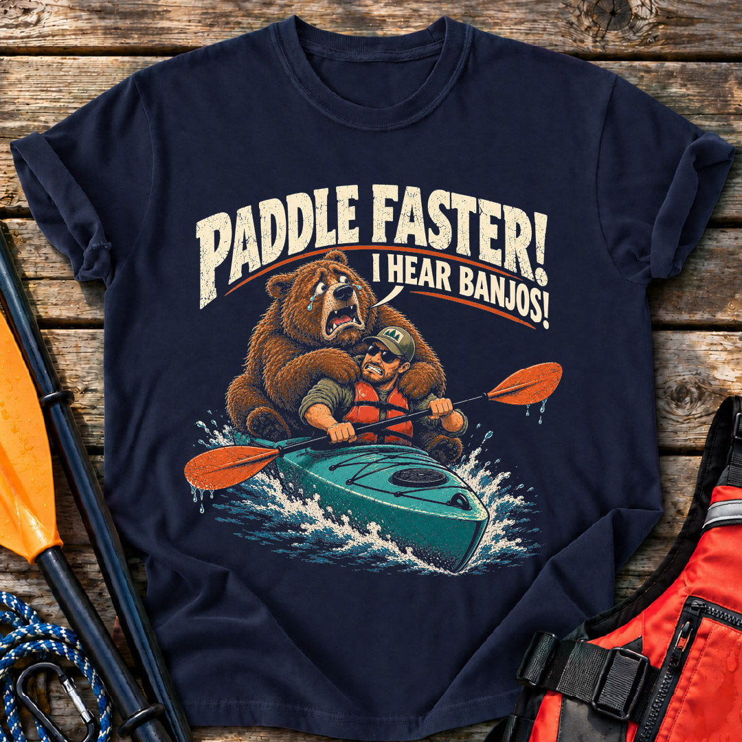 Bear Paddle Faster T-Shirt