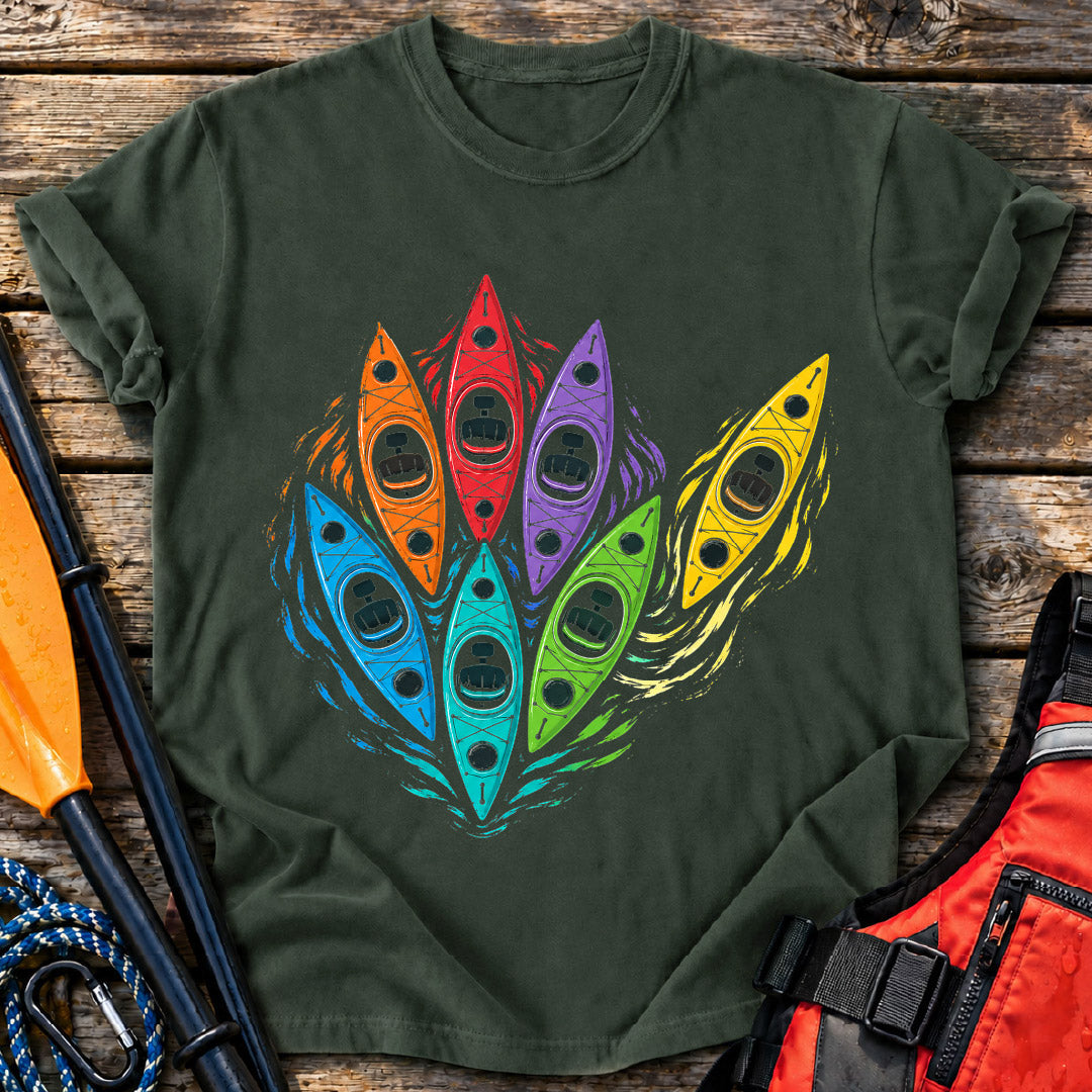 Colorful Kayak T-Shirt