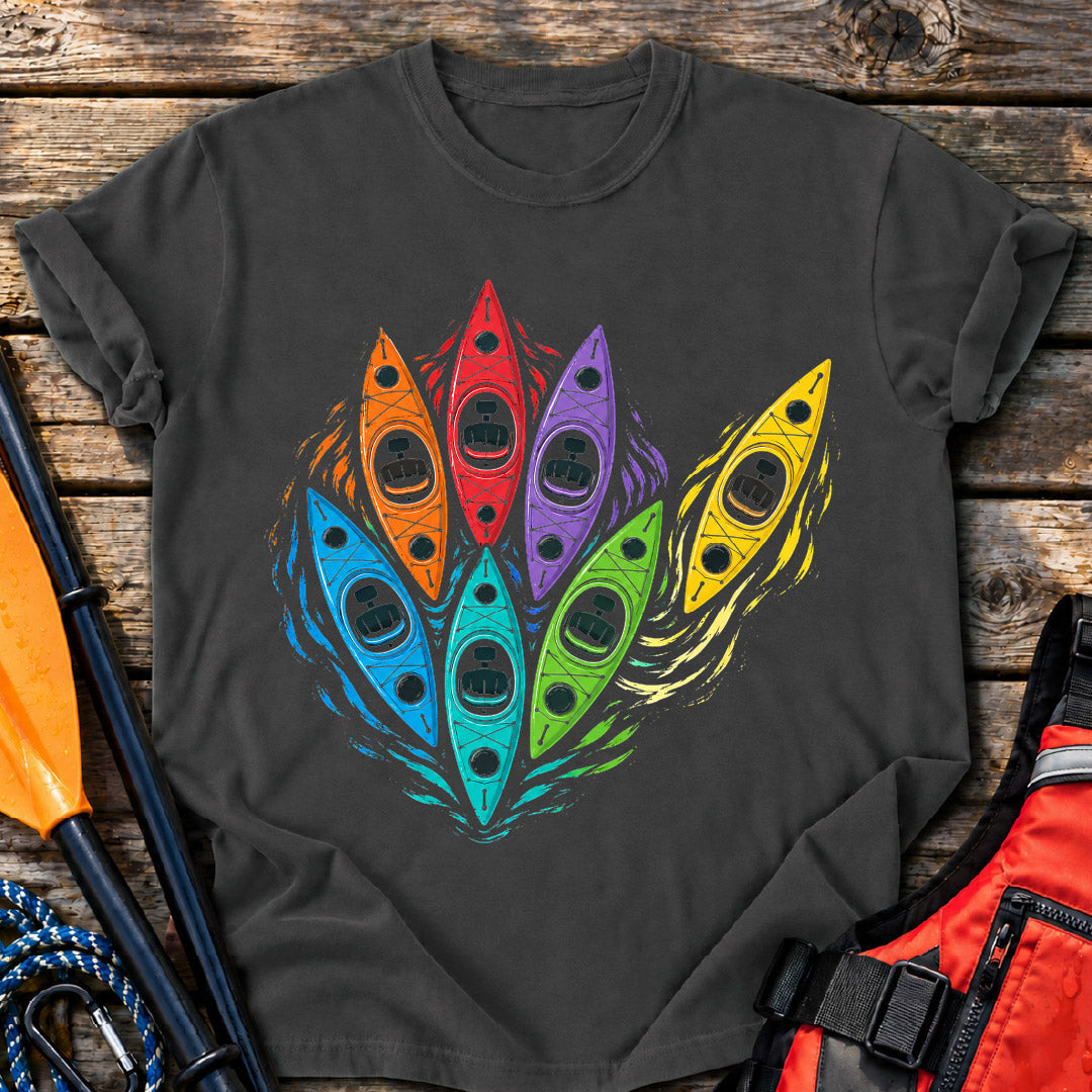 Colorful Kayak T-Shirt
