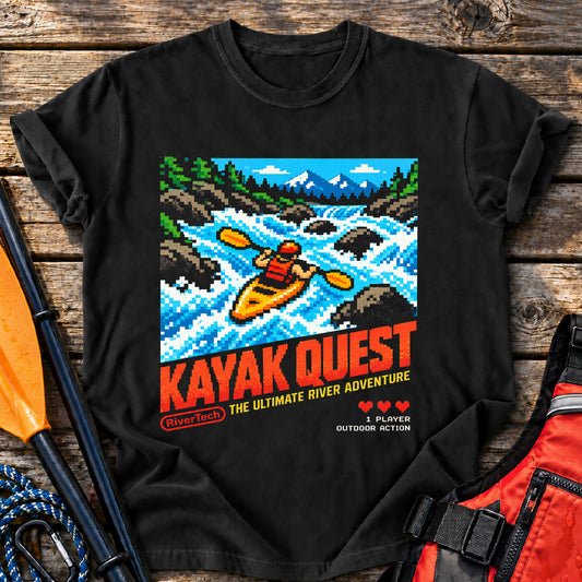 8-Bit Game Kayak T-Shirt