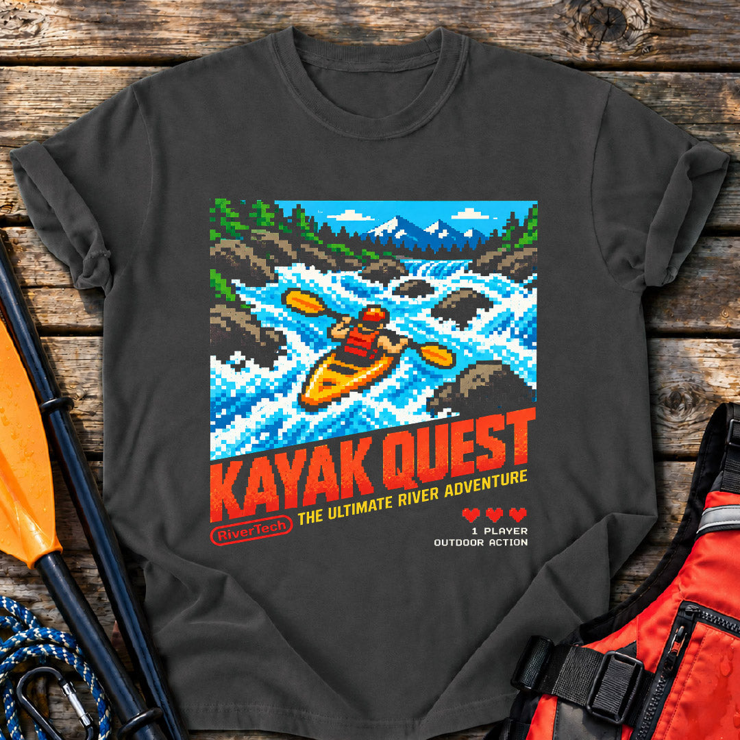 8-Bit Game Kayak T-Shirt