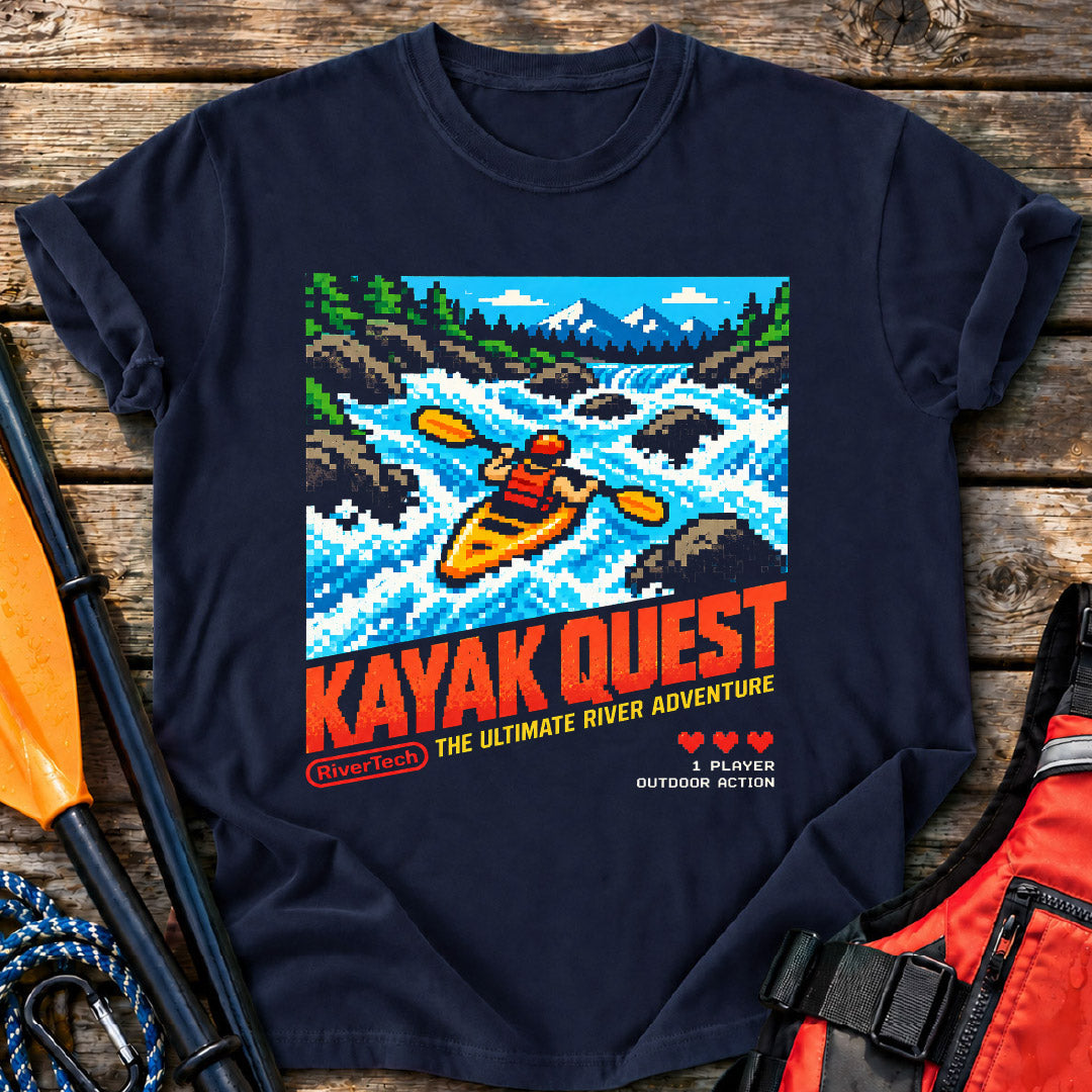 8-Bit Game Kayak T-Shirt